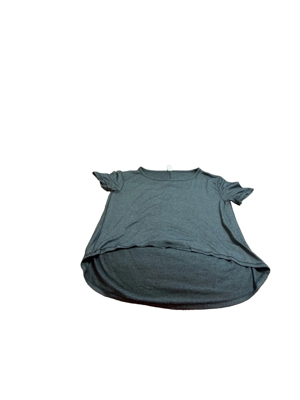 Lululemon Women’s Back In Action Short Sleeve Heathered Grey Size 2